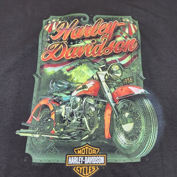 Harley Davidson Black Short Sleeve T-shirt Men's Gainesville Florida 4XL NWOT - Picture 3 of 7